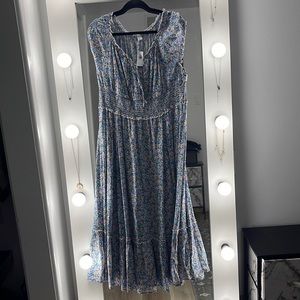 Old navy midi ruffle dress